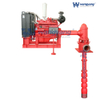 Bomba de turbina vertical com motor diesel