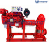 Bomba de turbina vertical com motor diesel