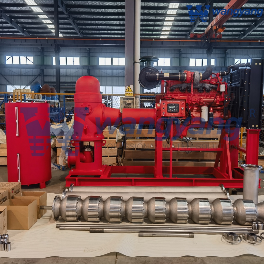 Bomba de turbina vertical para motor diesel 9